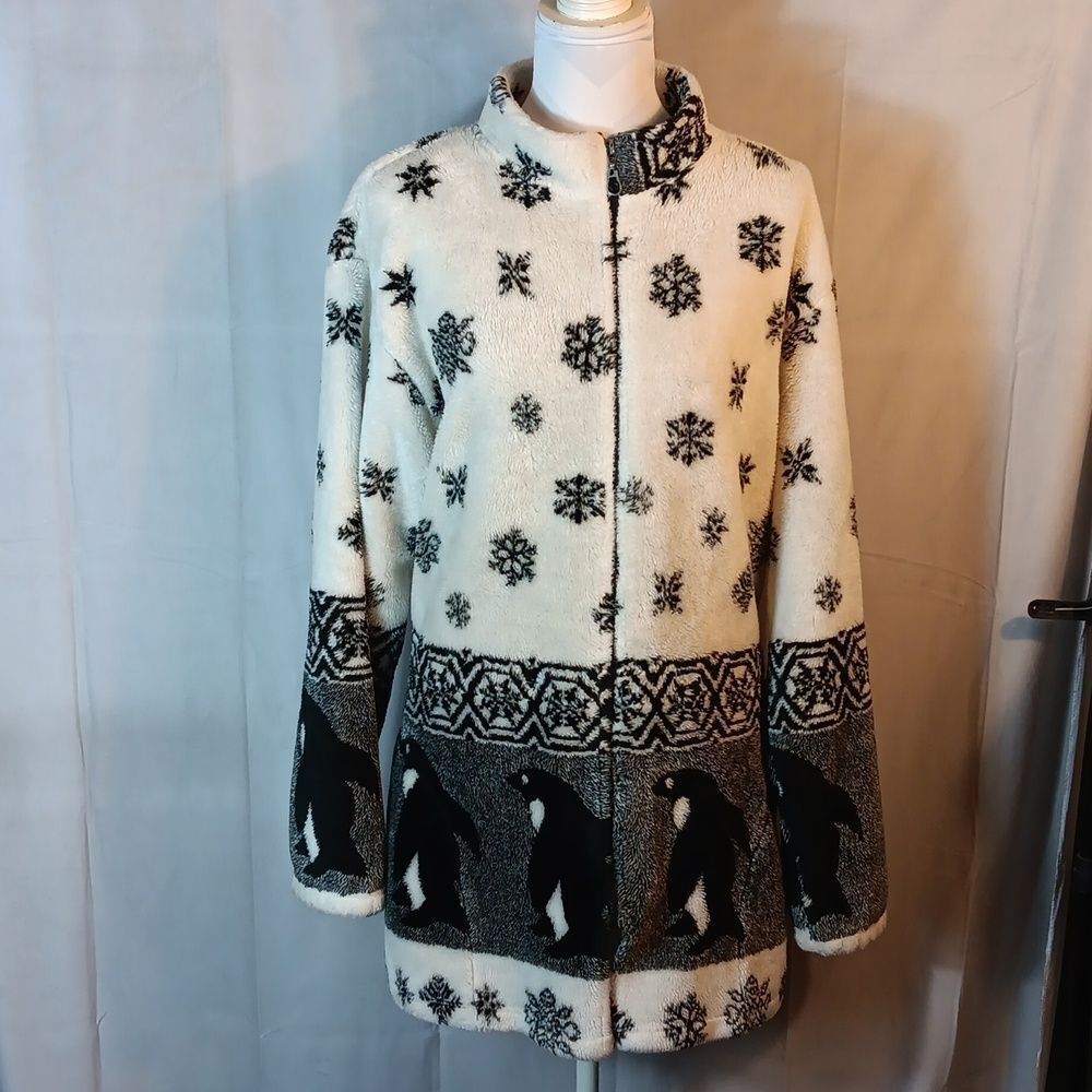 Black Mountain Full Zip Fleece Jacket With Pockets - Picture 7 of 7